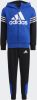 Adidas Performance fleece joggingpak kobaltblauw/zwart online kopen