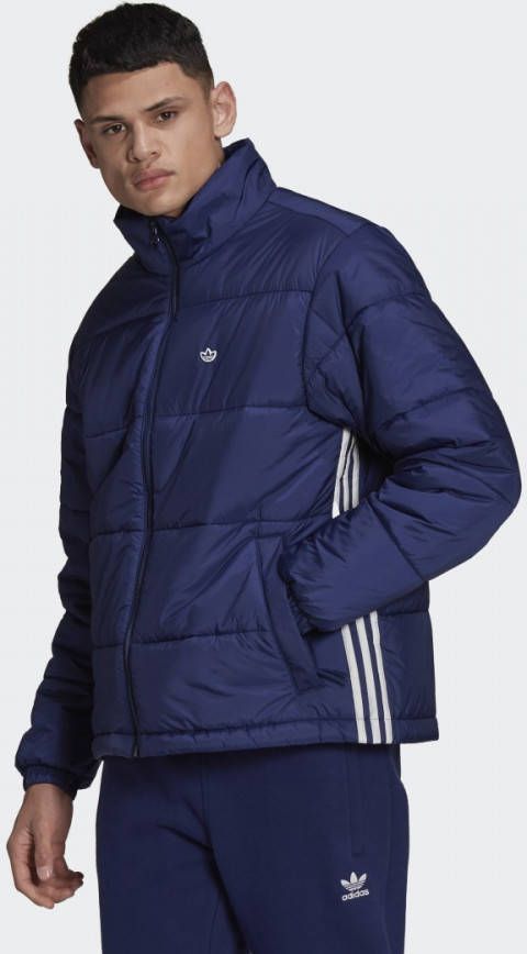 Adidas down jacket pad stand puff , Blauw, Heren online kopen