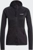 Adidas Terrex Tech Fleece Lite Hooded Hiking Fleecevest Zwart online kopen