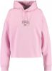 America Today hoodie Selena met tekst roze online kopen