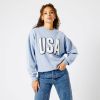 America Today Sutton oversized sweater met print online kopen