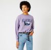 America Today sweater met printopdruk paars online kopen