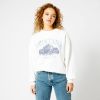 America Today Sienna oversized sweater met frontprint online kopen
