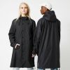 America Today unisex regenjas van gerecycled polyester zwart online kopen