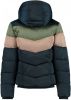 America Today Junior gewatteerde winterjas Jess donkerblauw/army groen/roze online kopen