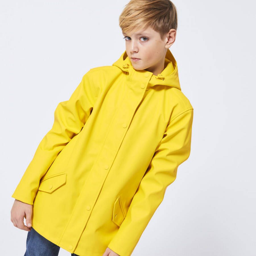 America Today Junior unisex gevoerde regenjas geel online kopen