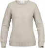 Fj&#xE4;llr&#xE4;ven &#xD6;vik Structure Sweater Dames Gebroken Wit/Lichtgrijs online kopen