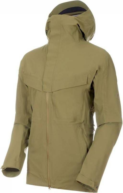 Giacca Antipioggia Mammut Zinal HS – Nera – Taglia L – Con Cappuccio – Dry Technology Pro