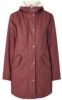 America Today Dames Lange Regenjas Van Gerecycled Polyester Teddy Rood online kopen