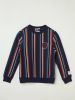 America Today Junior gestreepte sweater donkerblauw/groen/oranje online kopen
