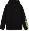 Calvin klein JEANS hoodie met logo en borduursels zwart/geel online kopen