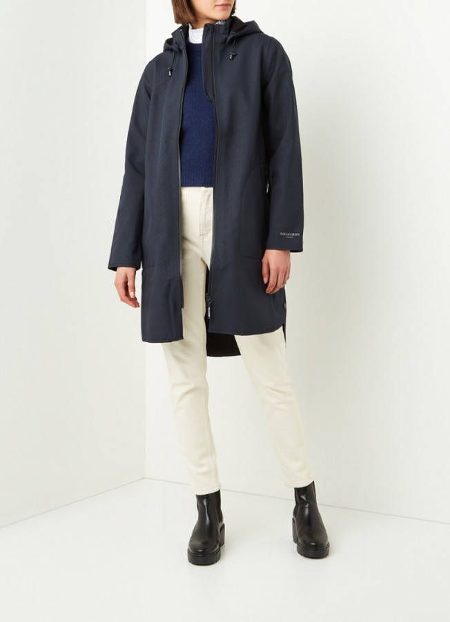 Ilse Jacobsen Rain Coat Dames Softshell Indigo Blauw online kopen