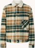 Levi's Sherpa Trucker oversized overshirt in wolblend met ruitdessin online kopen
