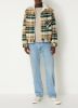 Levi's Sherpa Trucker oversized overshirt in wolblend met ruitdessin online kopen