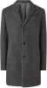 Mango Man gemêleerde jas met wol donkergrijs online kopen