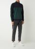 Mango Pole sweater van fleece met halve rits online kopen