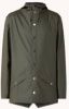 Rains Rechte, unisex jas met kap en ritssluiting online kopen