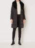 Ralph Lauren Gewatteerde jas met ceintuur en imitatiebont online kopen