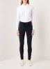 Studio Anneloes Margot mid waist skinny fit pantalon van travelstof met strikceintuur online kopen