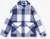 Tommy Hilfiger Overshirt in wolblend met ruitprint online kopen