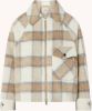 Woolrich Jack in wolblend met ruitdessin en borstzak online kopen