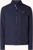 Gant Quilted Windcheater Evening Blue Size XL , Blauw, Heren online kopen