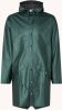 Rains Essentiële lange jas zilveren dennen , Grijs, Unisex online kopen