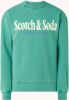 Scotch & Soda Sweater met logoprint en verwassen look online kopen