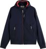 Scotch & Soda Winterjack hooded colourblock jacket 169691/0002 online kopen