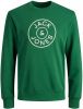 JACK & JONES JUNIOR sweater JJMISARI met logo groen online kopen