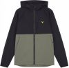 Lyle & Scott tussenjack Venture Colour Block Jacket zwart/groen online kopen