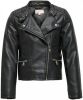 Only ! Meisjes Jasje -- Zwart Polyurethaan/viscose/polyesther online kopen