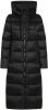Peuterey Nunki MQE Long Padded Down Jacket With Recycled Down , Zwart, Dames online kopen