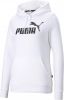 Puma essential logo fleece trui wit dames online kopen