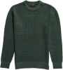 Superdry gebreide trui met textuur 6jn washed jungle green online kopen