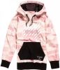 Superdry Sport skisweater roze/zwart online kopen