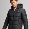 Superdry Winterjas sports puffer hooded sailor blue(m5011212a bro ) online kopen