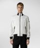 Peuterey Smooth bomber jacket in stretch fabric , Wit, Heren online kopen