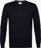 Profuomo Fijngebreide pullover van merino wol met V hals online kopen