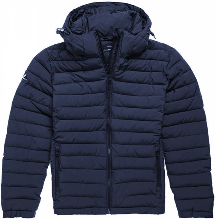 Superdry Hooded Winterjas Fuji(M5010201A 49P), Blauw, Heren online kopen