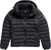 Superdry Winterjas fuji hooded classic puffer jacket dark moss(m5011201a gul ) online kopen