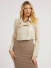 Guess Leren en Suède Jassen Beige Dames online kopen