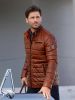 BABISTA Leren jasje in modieuze used look Oranje online kopen