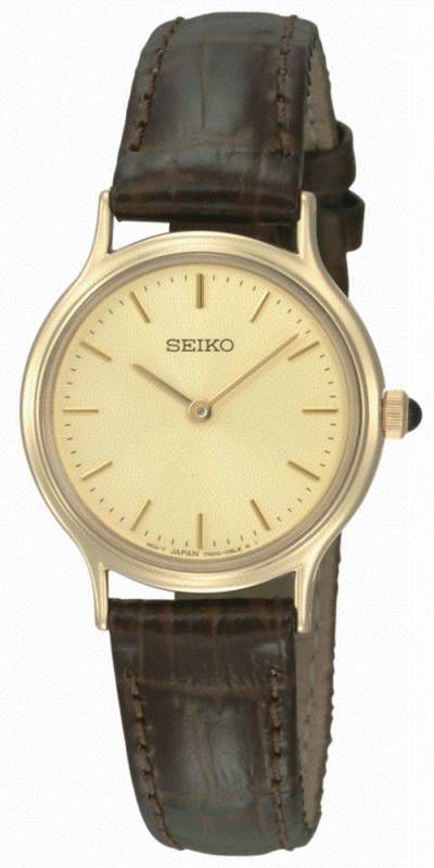 Seiko Horloges SFQ832P1 Goudkleurig - Jassenshoponline.nl