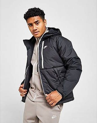 Nike Sportswear Therma FIT Legacy Herenjack met capuchon Black/Black/Sail Heren online kopen