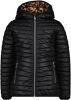 Vingino reversible winterjas Tajra met dierenprint geel/zwart online kopen