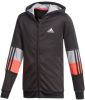 Adidas Hoodie Must Haves Aeroready 3 Stripes Full Zip Zwart/Roze/Grijs online kopen