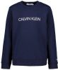 Calvin Klein Jeans! Unisex Sweater  Maat 140 Donkerblauw Katoen/polyester online kopen