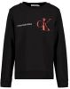 Calvin klein JEANS sweater van biologisch katoen zwart/wit/rood online kopen