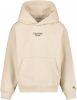 Calvin klein JEANS oversized hoodie met logo beige online kopen